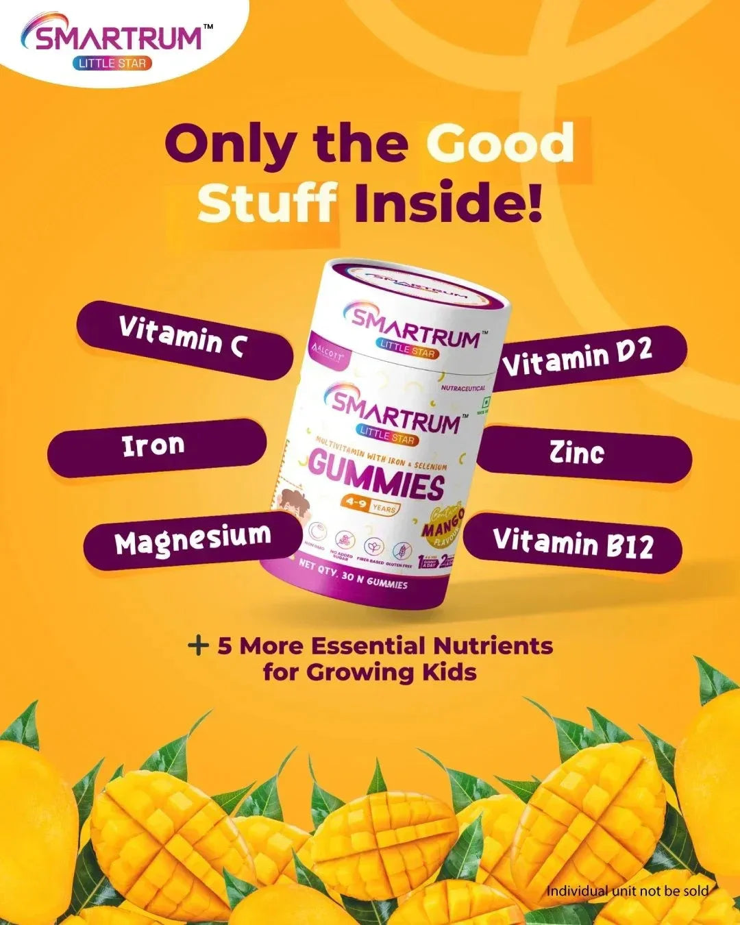 Smartrum Little Star — Everyday Nutrition for Growing Kids in a Tasty Gummy