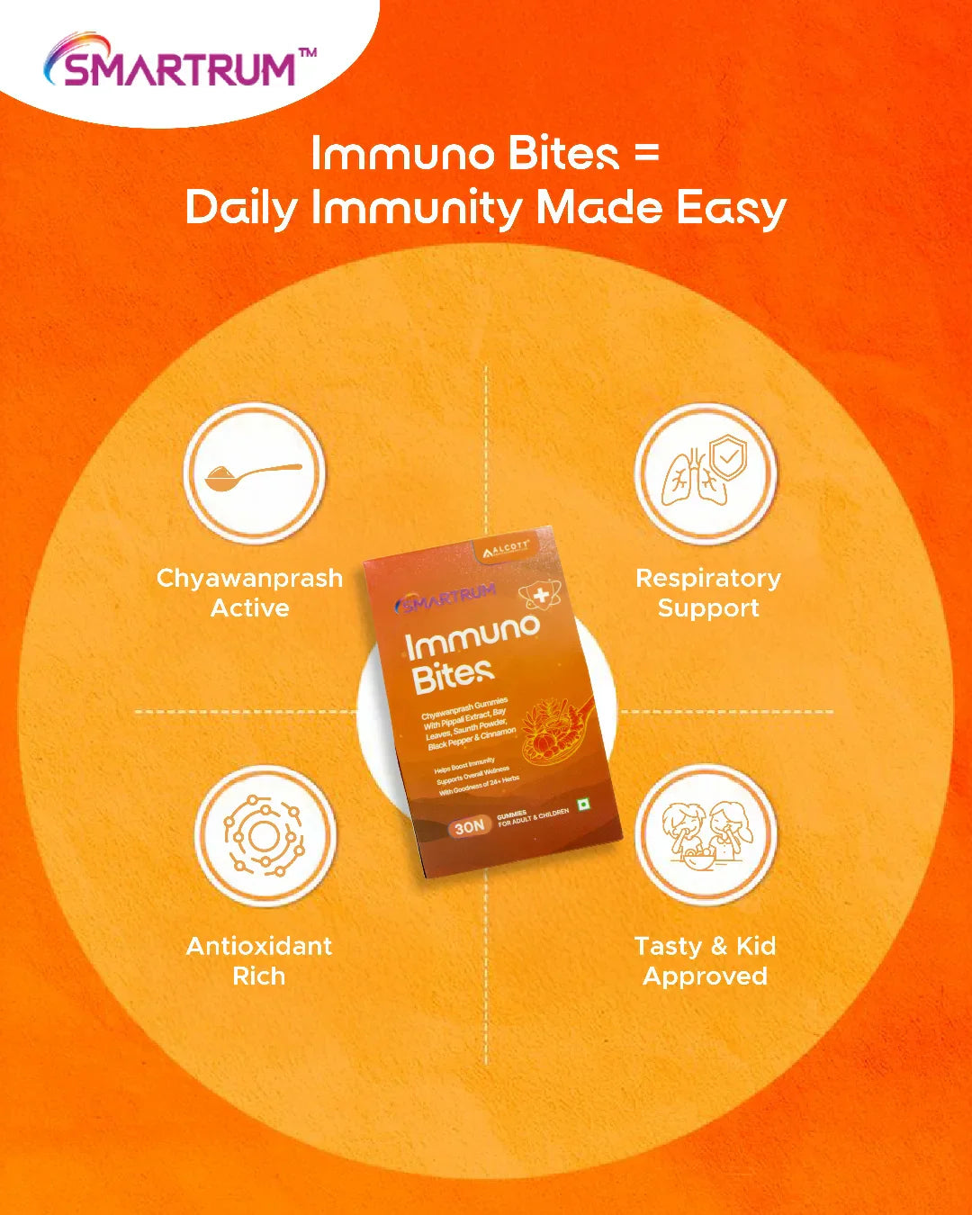 No mess, no bitterness — just a delicious gummy your immunity will love.